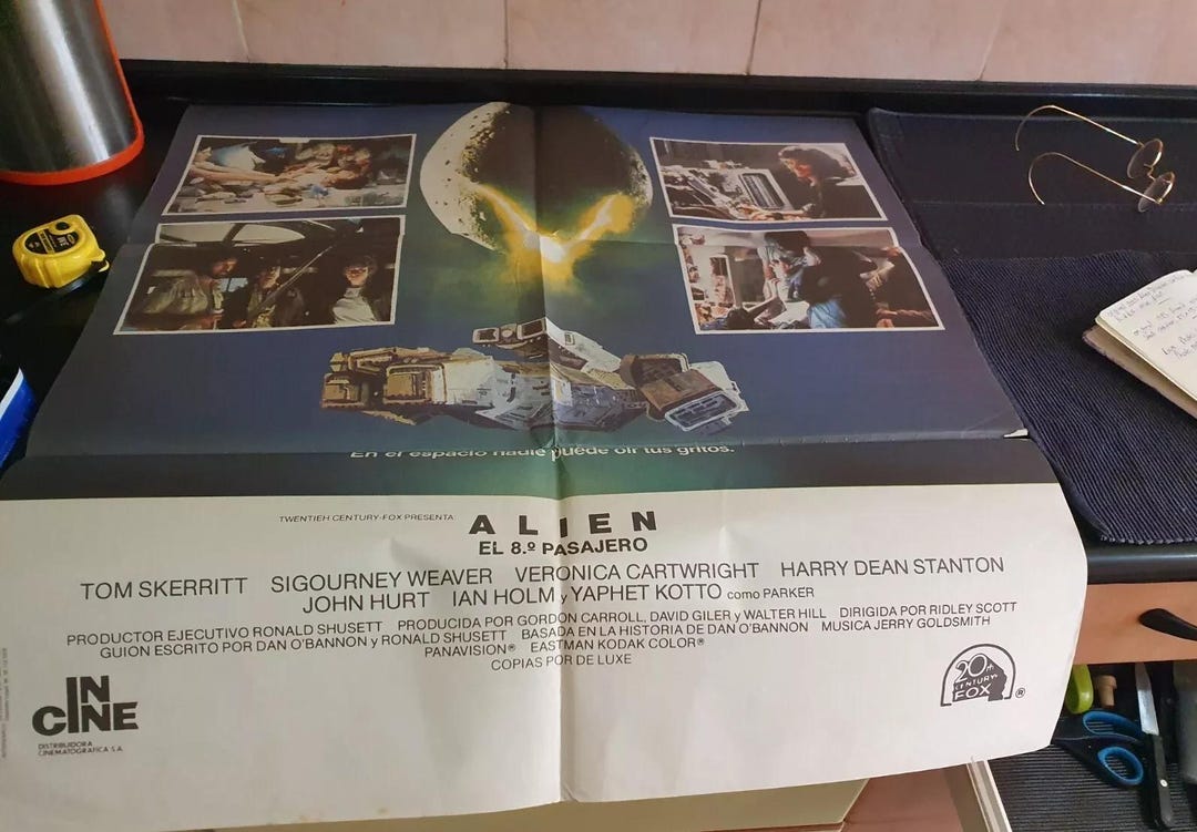 Very Rare Alien 1979 Movie Poster Spanish Variant - Etsy