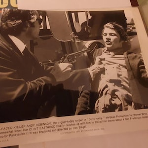 Clint Eastwood Dirty Harry Press photo