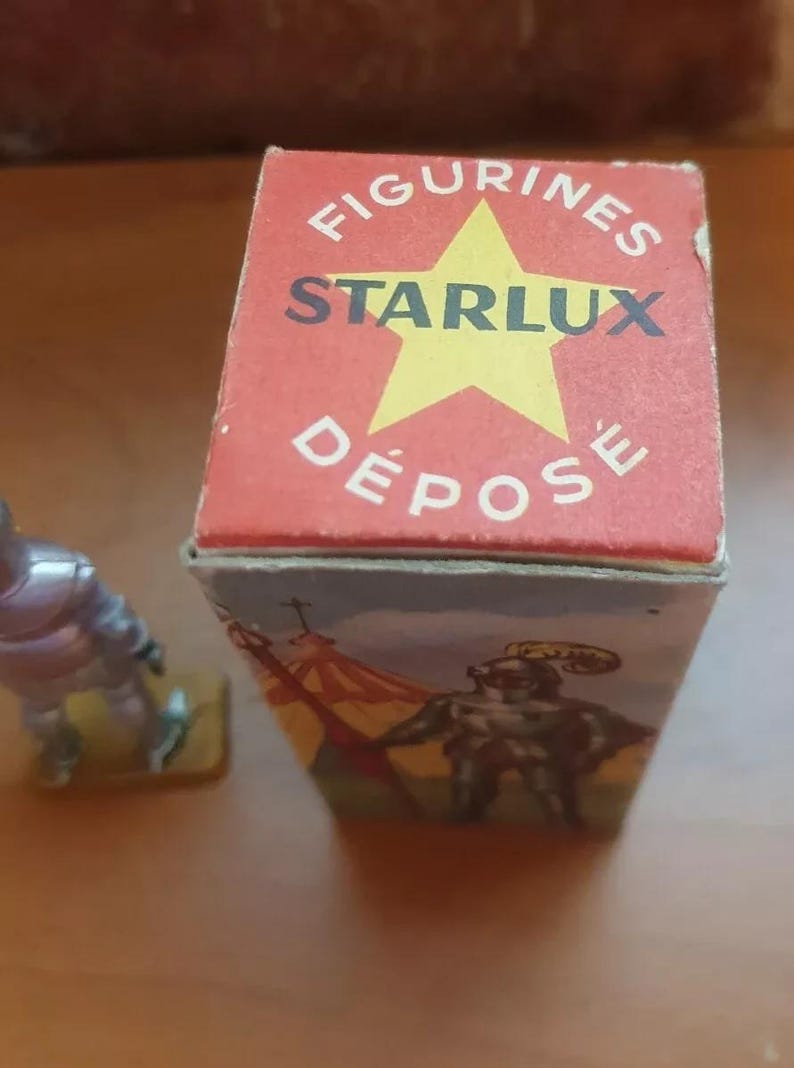 Boîte Starlux 36 Figurines 1/50 (35mm) Armée Française à Peindre – Rare