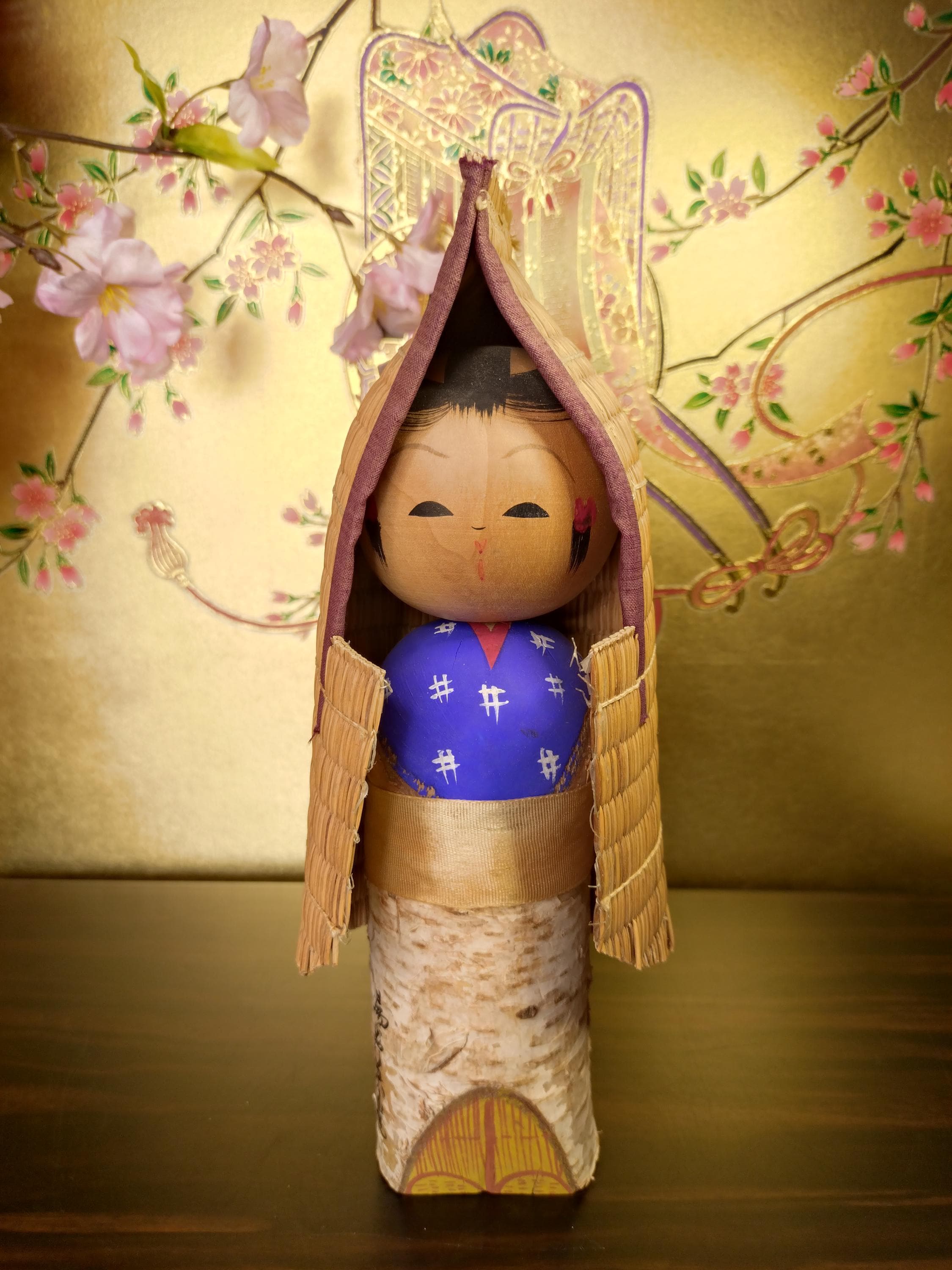 ヴィンテージ雪ん子こけし：手作り白樺の民芸品 - Etsy 日本