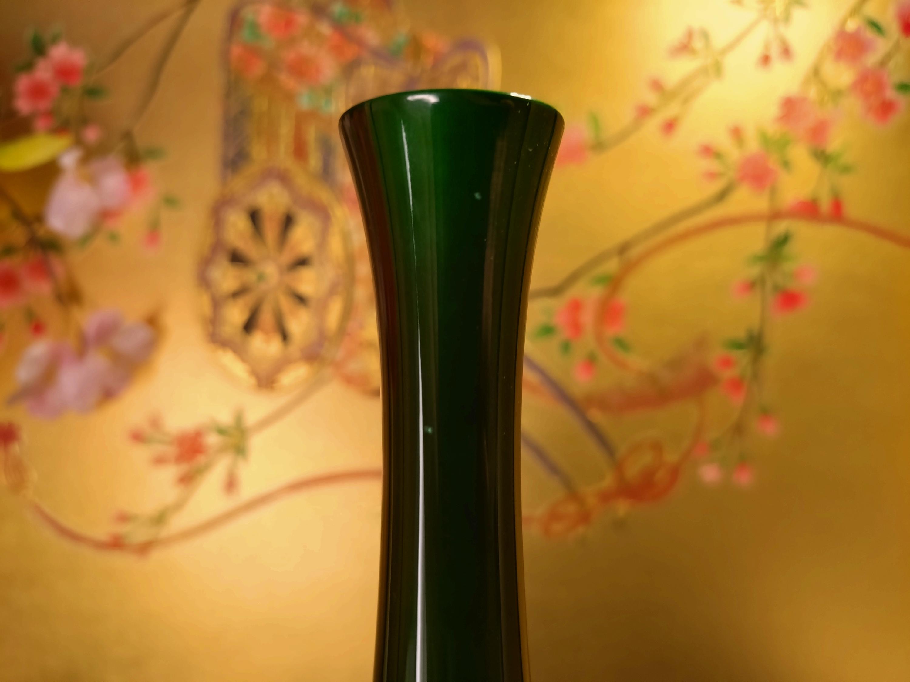 ヴィンテージ 玉虫塗花瓶：日本の鶴首金属工芸品 - Etsy 日本