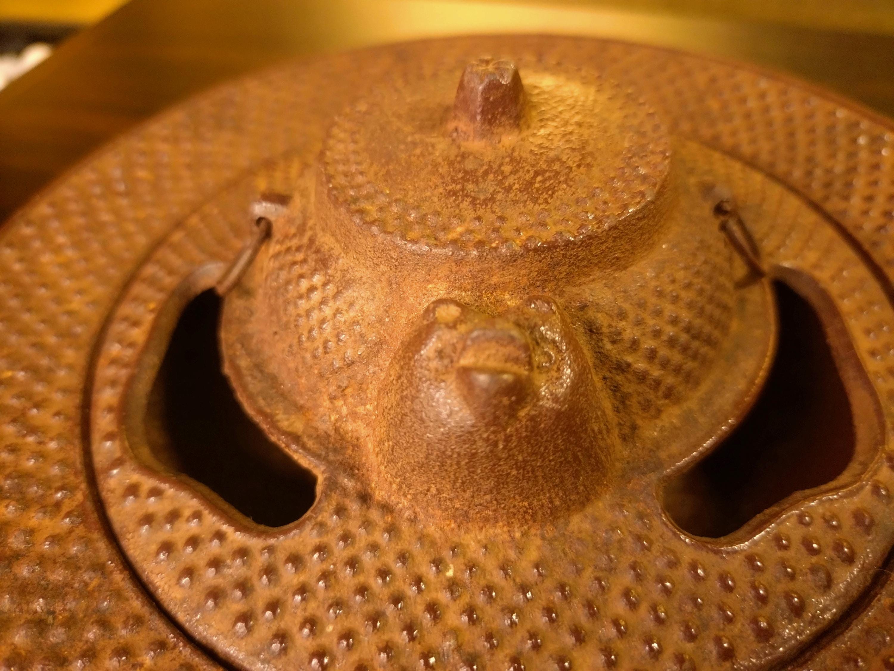 ヴィンテージ 岩鋳 南部鉄器 灰皿 |たぬきぶんぶく茶釜 鉄製香立て