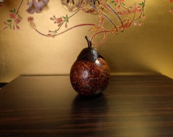 ビンテージ 津軽塗 茶筒 茄子型 唐巻文様 - Etsy 日本