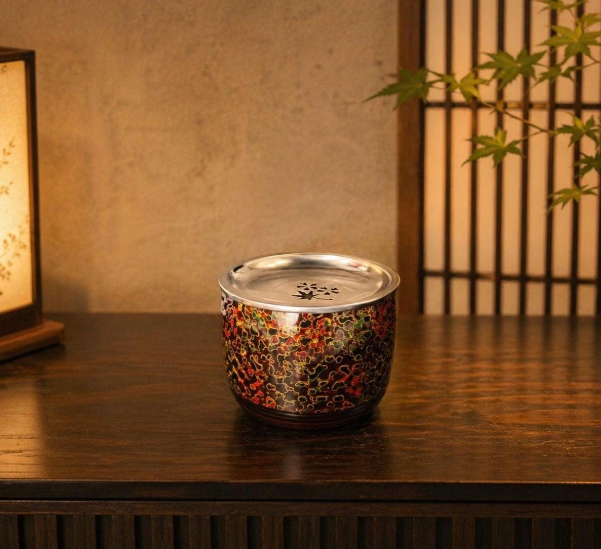 Nuri Tea Vintage Tsugaru Nuri Kensui Tea Bowl, Japanese Lacquerware, Matcha ...