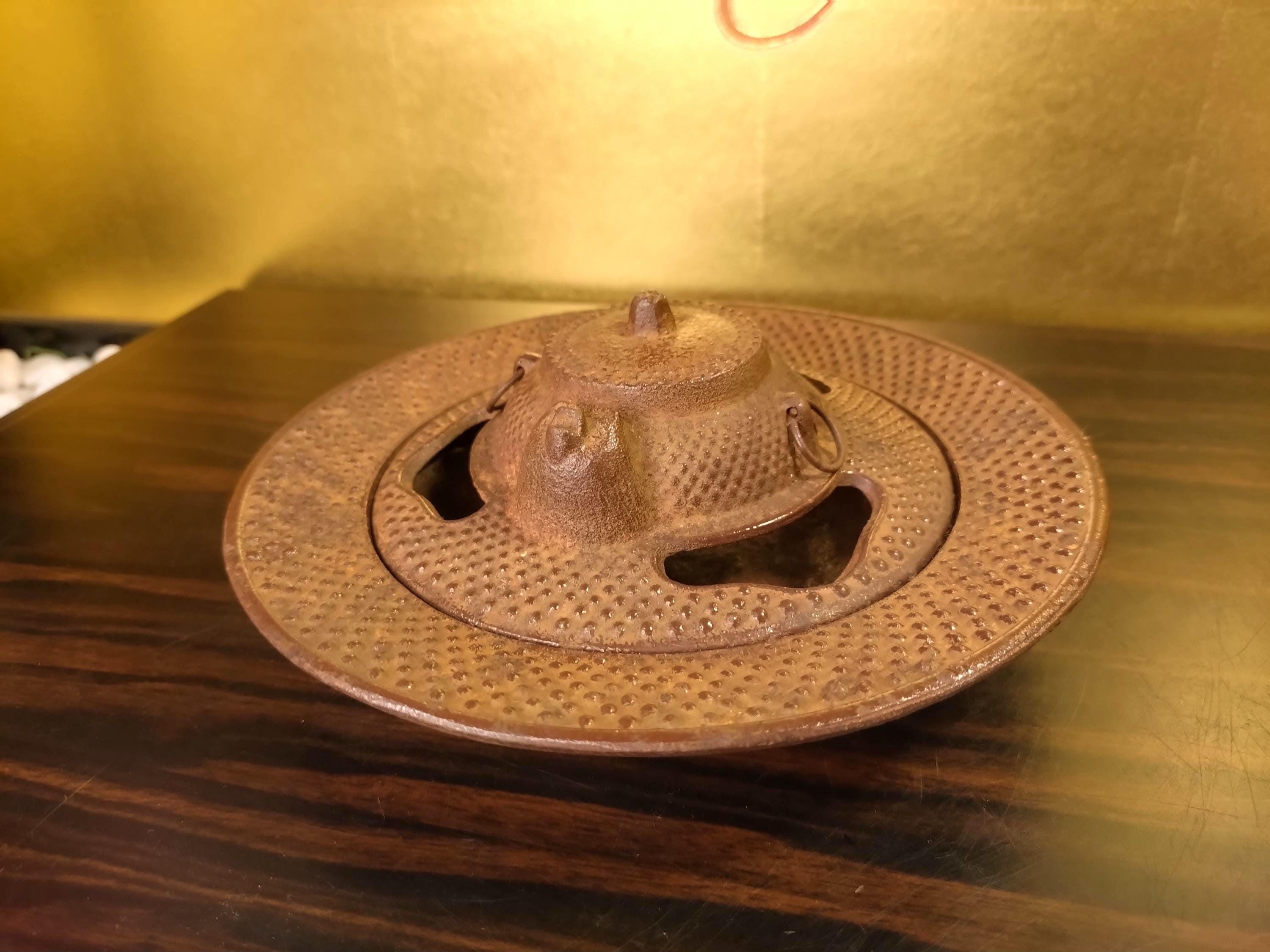 ヴィンテージ 岩鋳 南部鉄器 灰皿 |たぬきぶんぶく茶釜 鉄製香立て