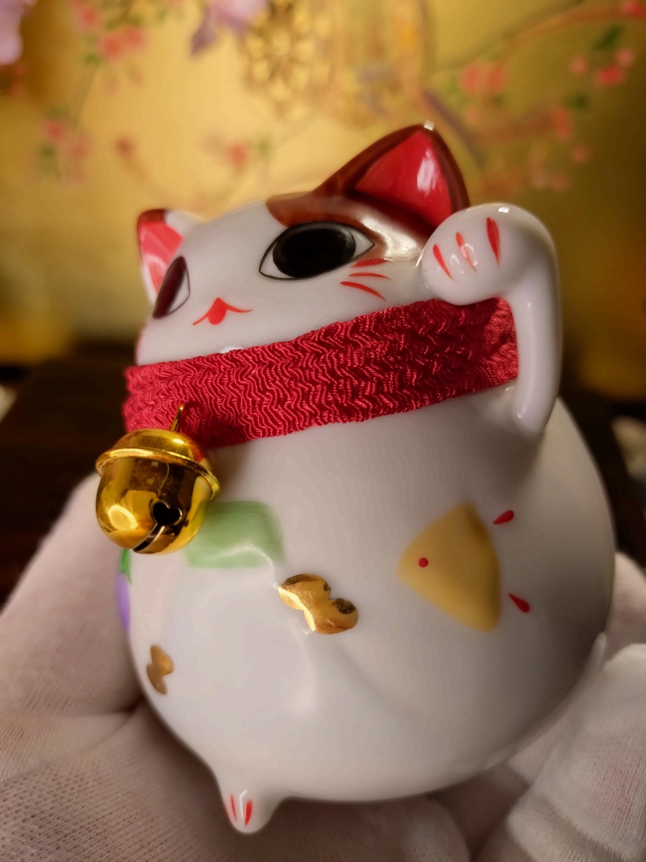 ヴィンテージ招き猫貯金箱：日本の招き猫の置物 - Etsy Canada