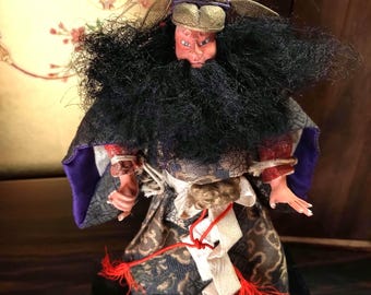 Antieke Shoki-pop uit het Taisho-tijdperk – Japans bewaker, decor Japandi