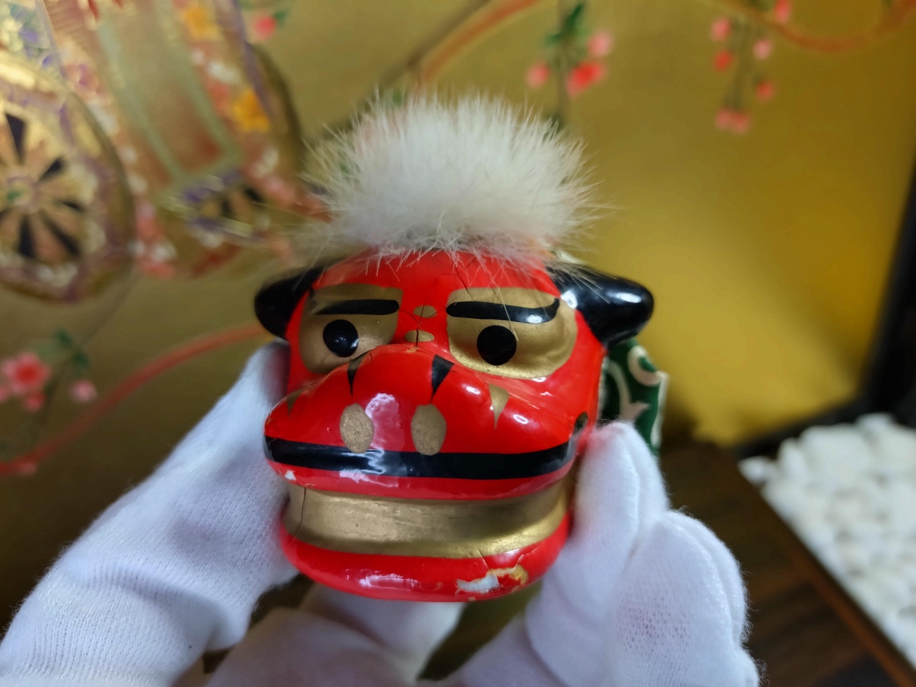 ヴィンテージ獅子舞面セット：日本の祭り装飾 - Etsy 日本