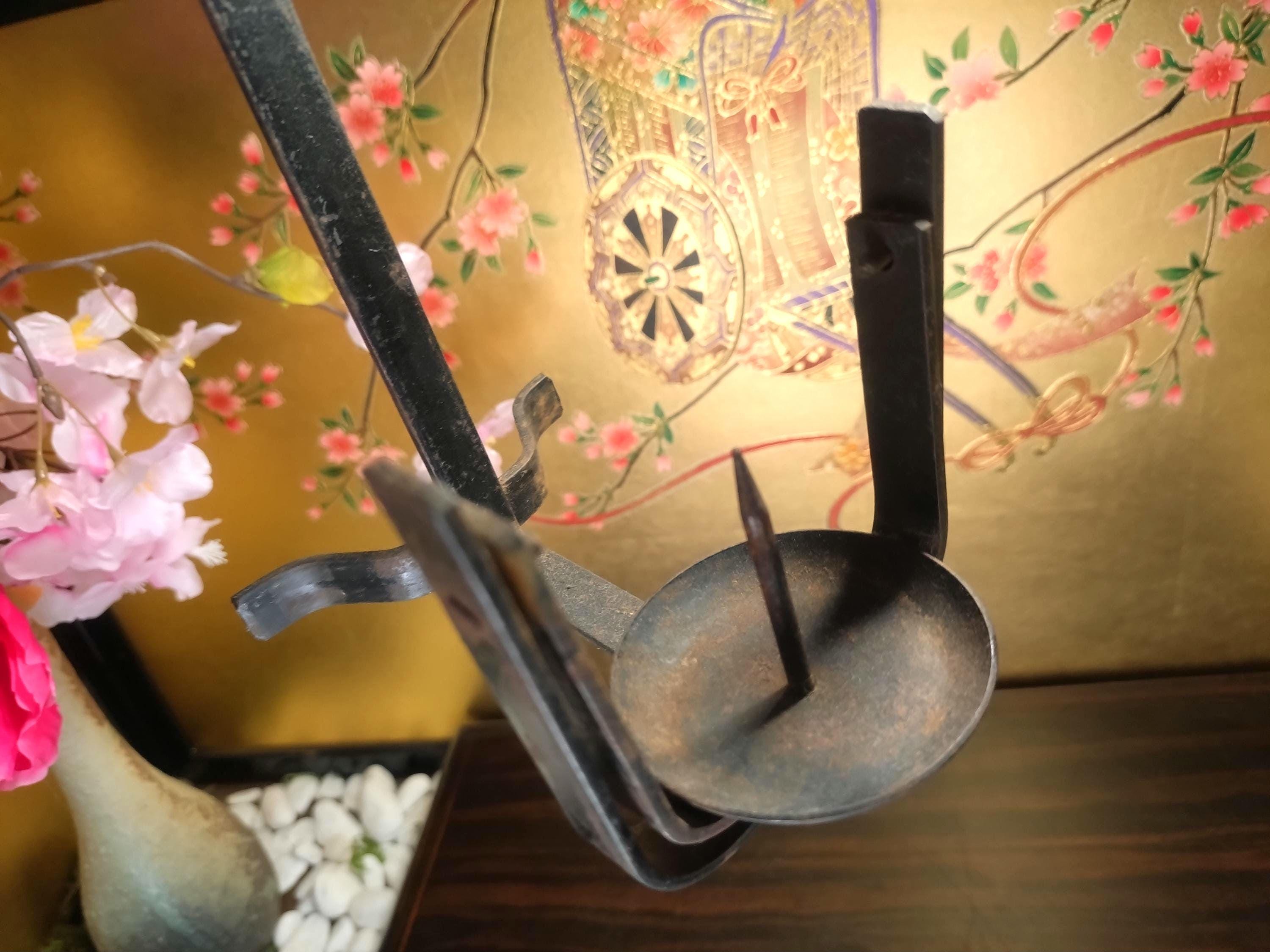 1930‘ Vintage Japanese candle holder Buy Antique Japanese Iron Candle Holder C.1895–1915 | Small