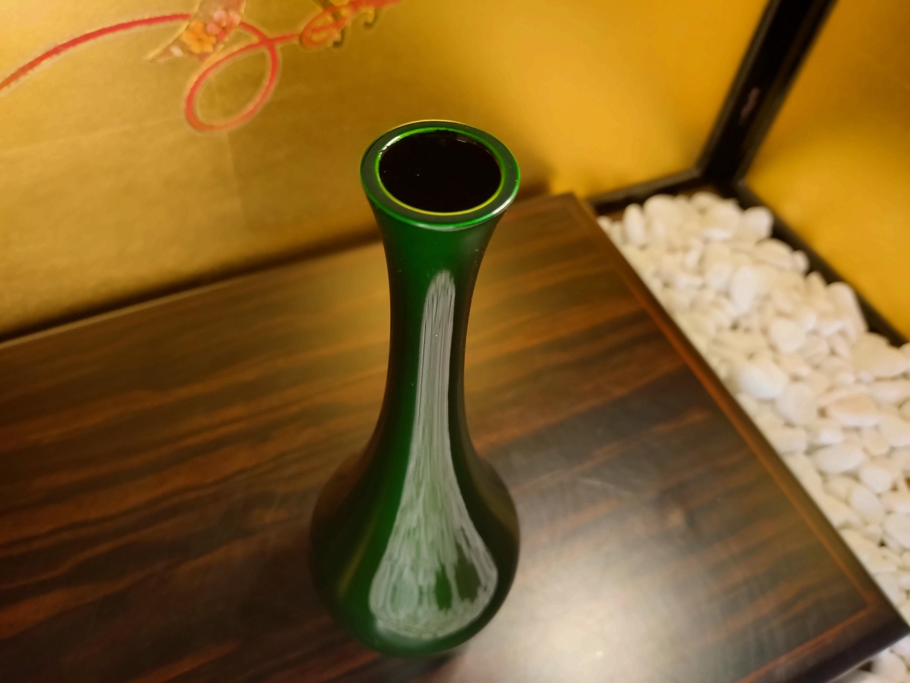 ヴィンテージ 玉虫塗花瓶：日本の鶴首金属工芸品 - Etsy 日本