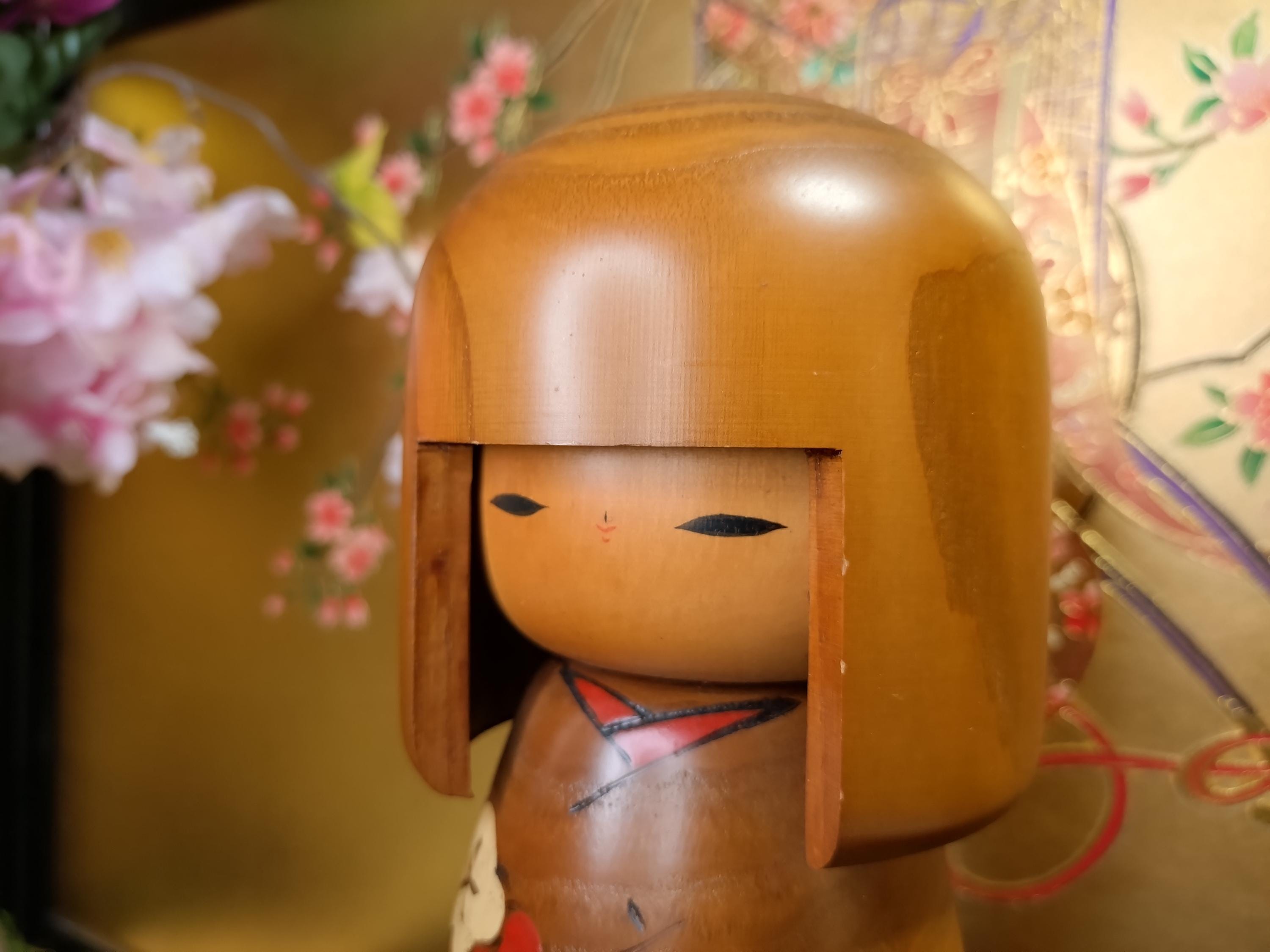 ヴィンテージ 卯三郎こけし ― 「麗春」梅花文様 サイン入り - Etsy 日本