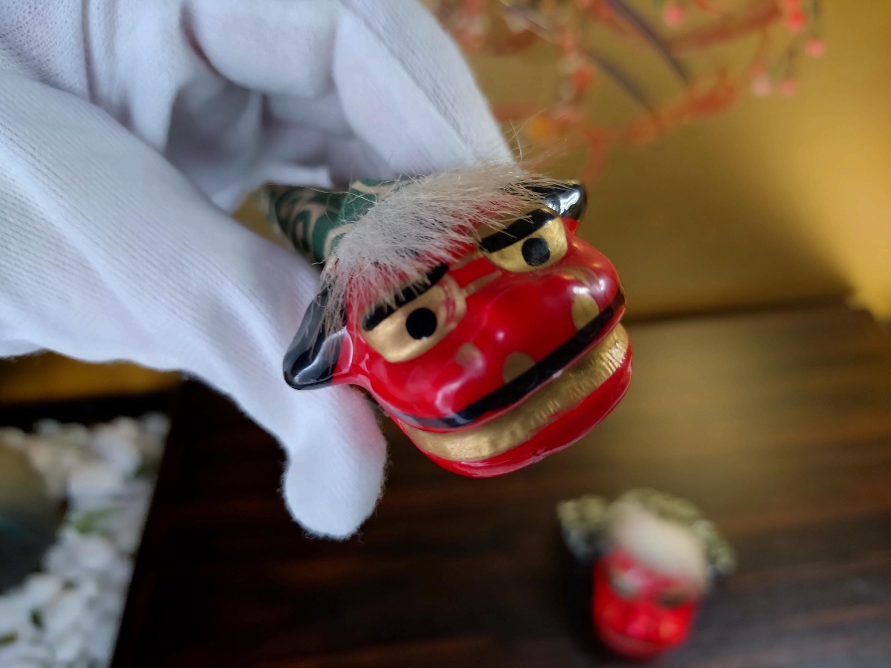ヴィンテージ獅子舞面セット：日本の祭り装飾 - Etsy 日本
