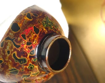 ビンテージ 津軽塗 茶筒 茄子型 唐巻文様 - Etsy 日本