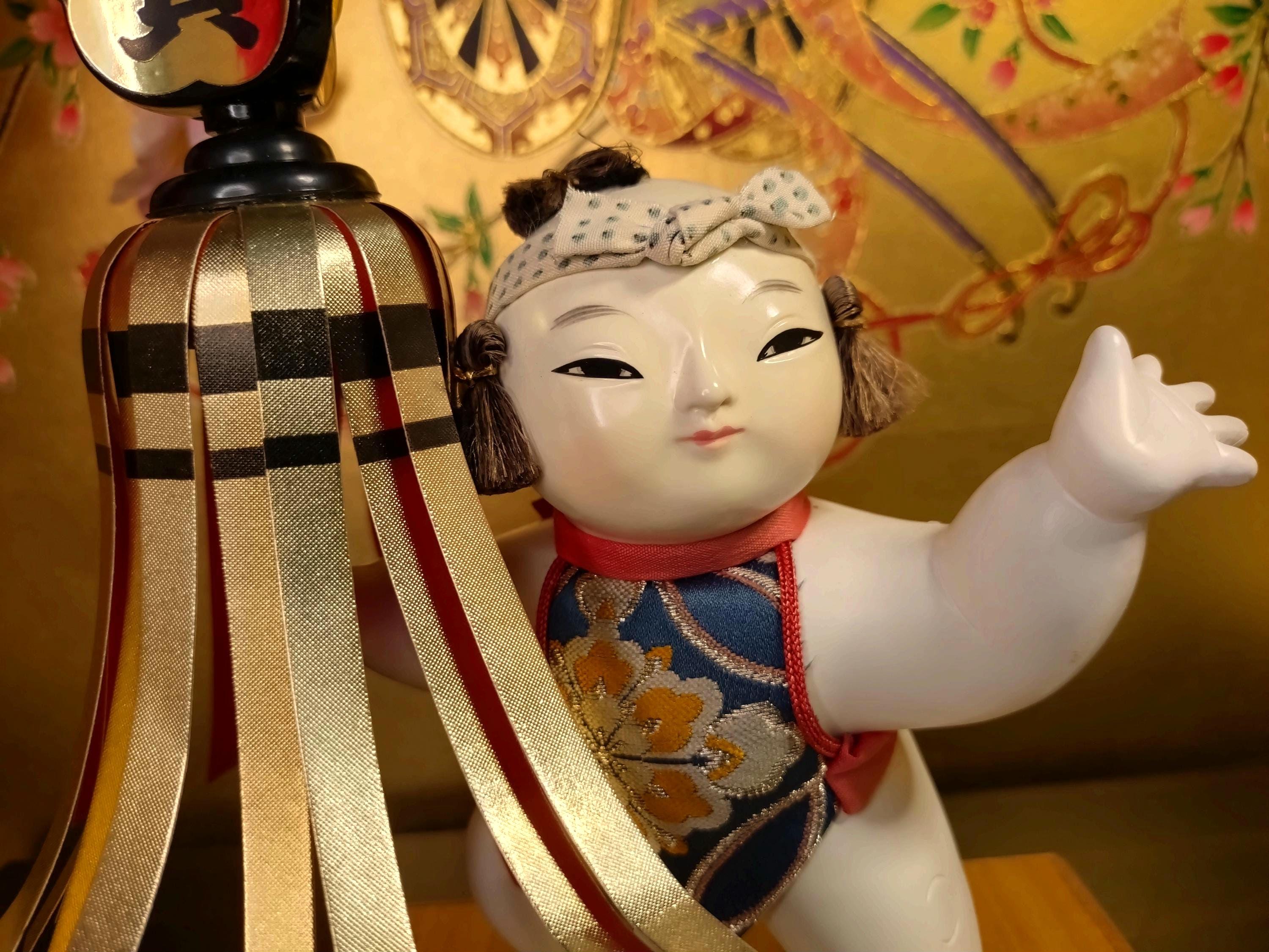 香山作ヴィンテージ加賀人形：日本の民芸品フィギュア - Etsy 日本