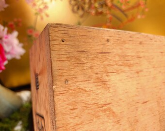 ヴィンテージの日本製木製枡箱：5合酒容器、素朴な装飾 - Etsy 日本