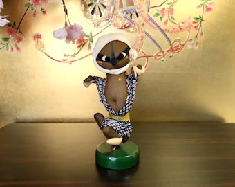 縁起物 信楽焼 タヌキ科たぬき - Etsy