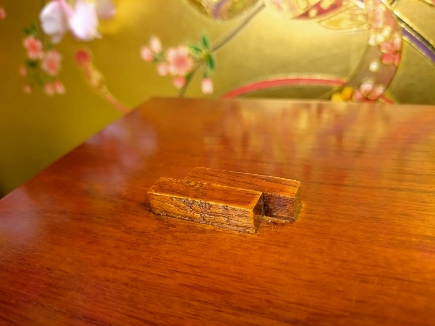Vintage Japanese Wooden Stacking Box | 1960s Bento-style Decor - Etsy