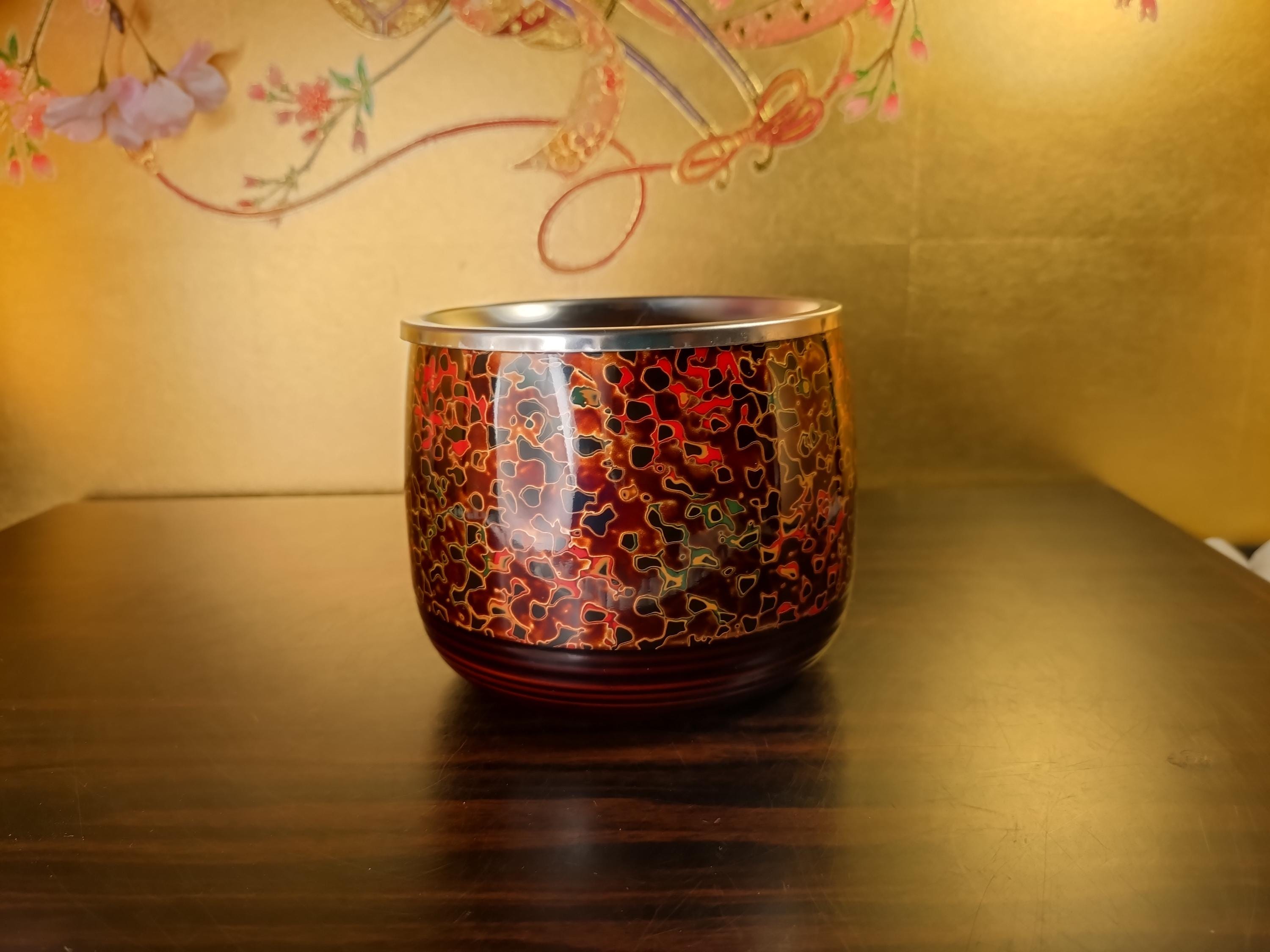 Nuri Tea Vintage Tsugaru Nuri Kensui Tea Bowl, Japanese Lacquerware, Matcha ...