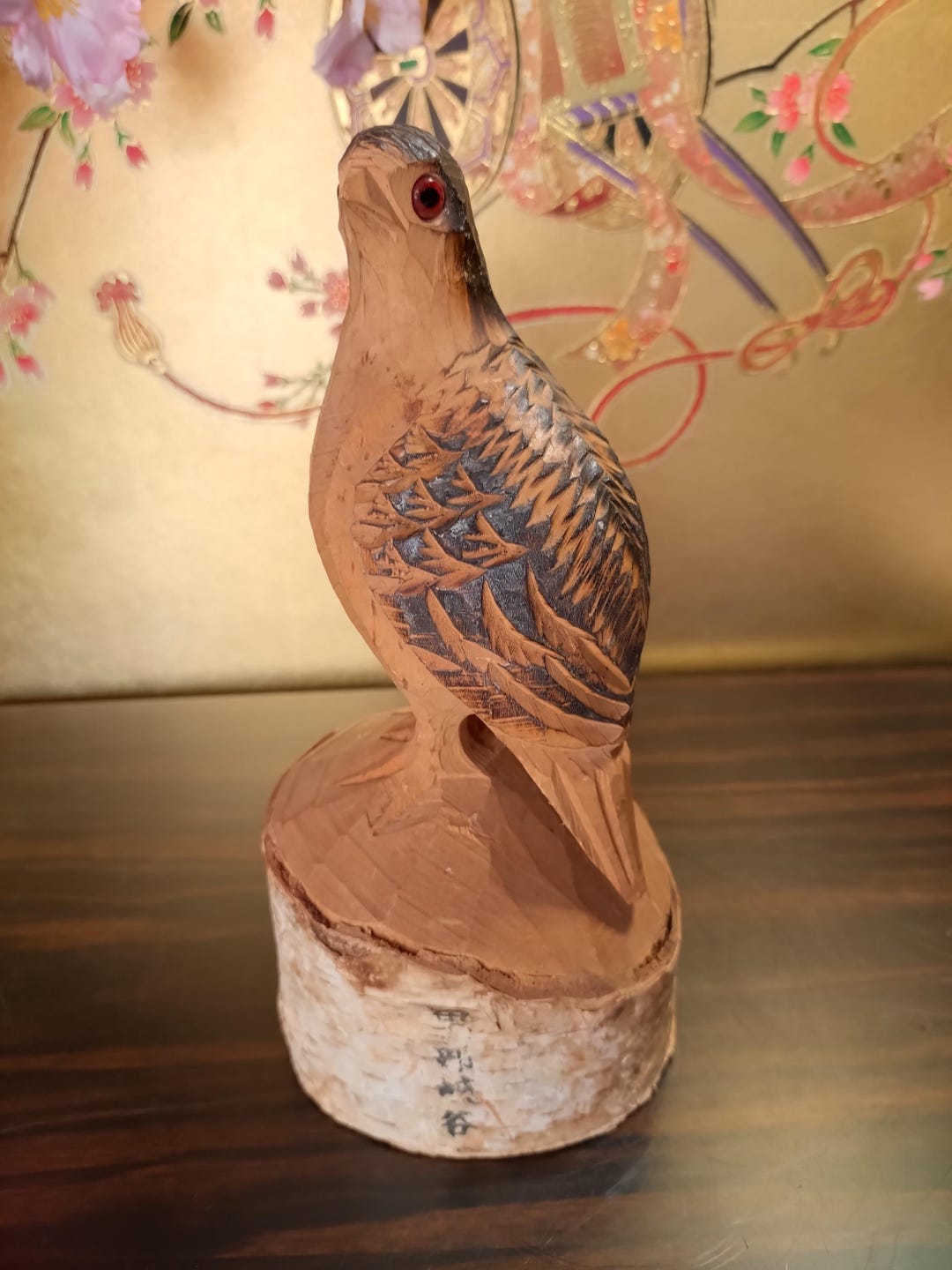 ナイジェリアアンティーク　鳥がモチーフになった芸術的な特大の木彫り彫刻 il_1080xN.6816809609_hjks.jpg