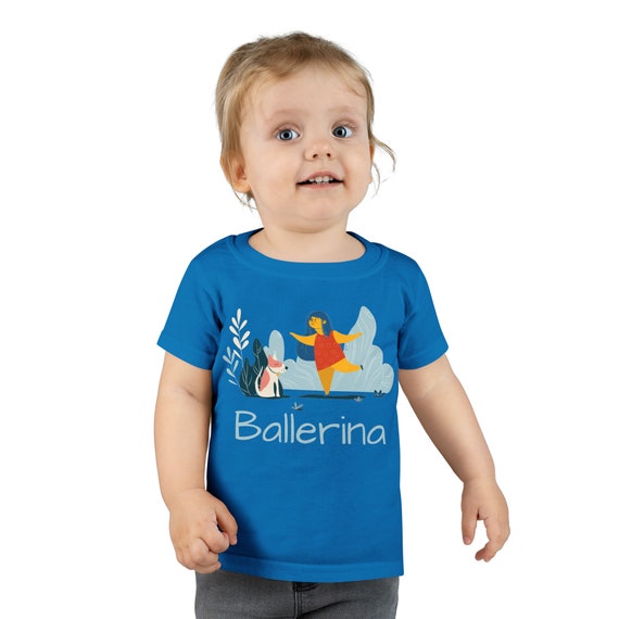 Toddler T-shirt, Ballerina by GabbyToon