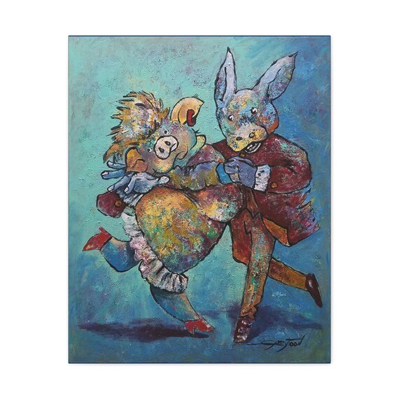Canvas Gallery Wraps Print of original painting Dance