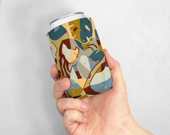 Beach by GabbyToon Can Cooler Sleeve