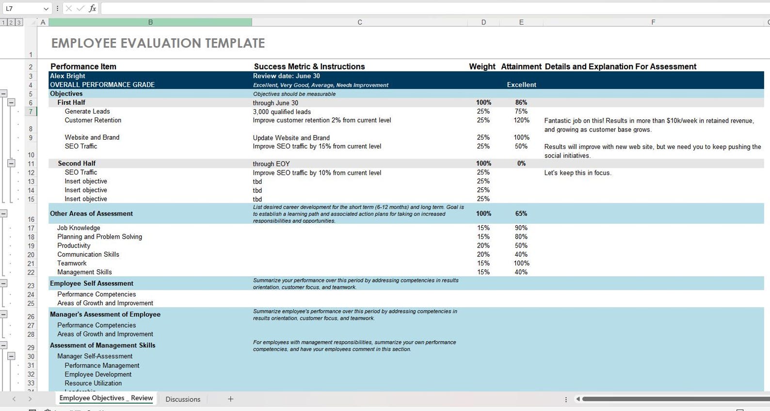 Human Resource Excel Template | Employee Management & HR Tracker - Etsy