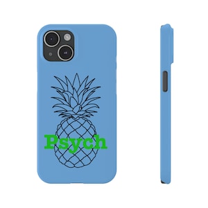 Coque de portable ananas psychédélique | psych la série télévisée | tu sais que c&#39;est vrai