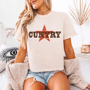 Cuntry, women&#39;s country tee,country music shirt,western graphic tees,cowgirl,cowgirl shirt,comfort colors,country girl shirt,southern shirt