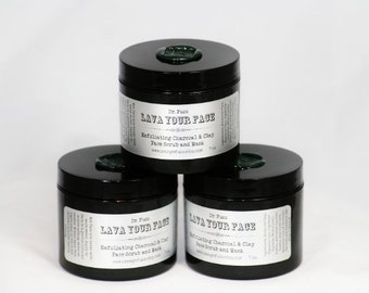 Lava Your Face - Activated Charcoal Scrub and Mask