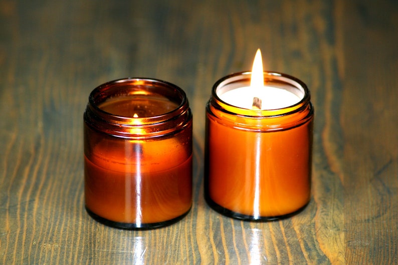 Soy Wax Wood Wick Candle Choose Scent Etsy