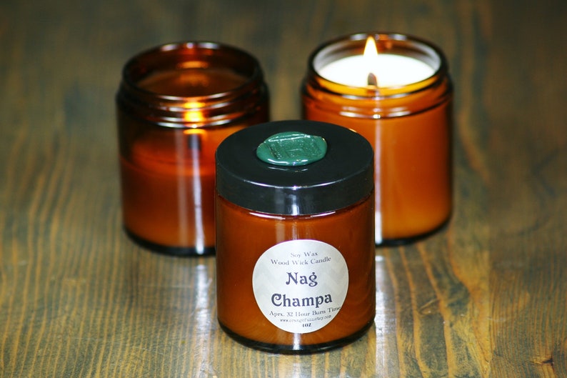 Soy Wax Wood Wick Candle Choose Scent Etsy