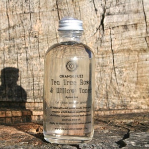 Tea Tree and Rose Facial Toner with Organic Willlowbark