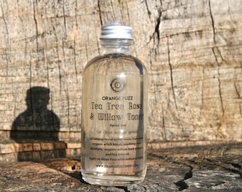 Tea Tree and Rose Facial Toner with Organic Willlowbark