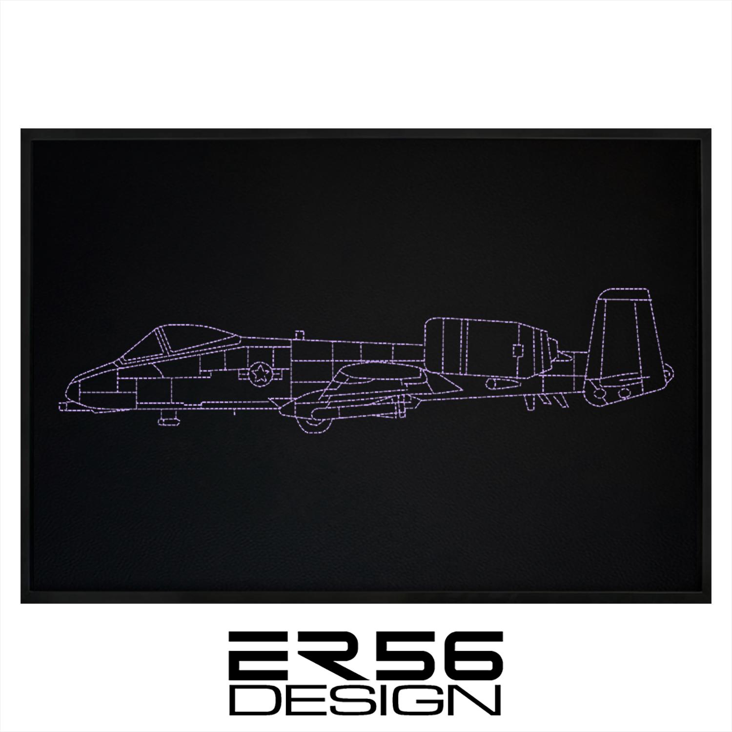 レザー A-10 サンダーボルト 2 にインスパイアされたウォールアート