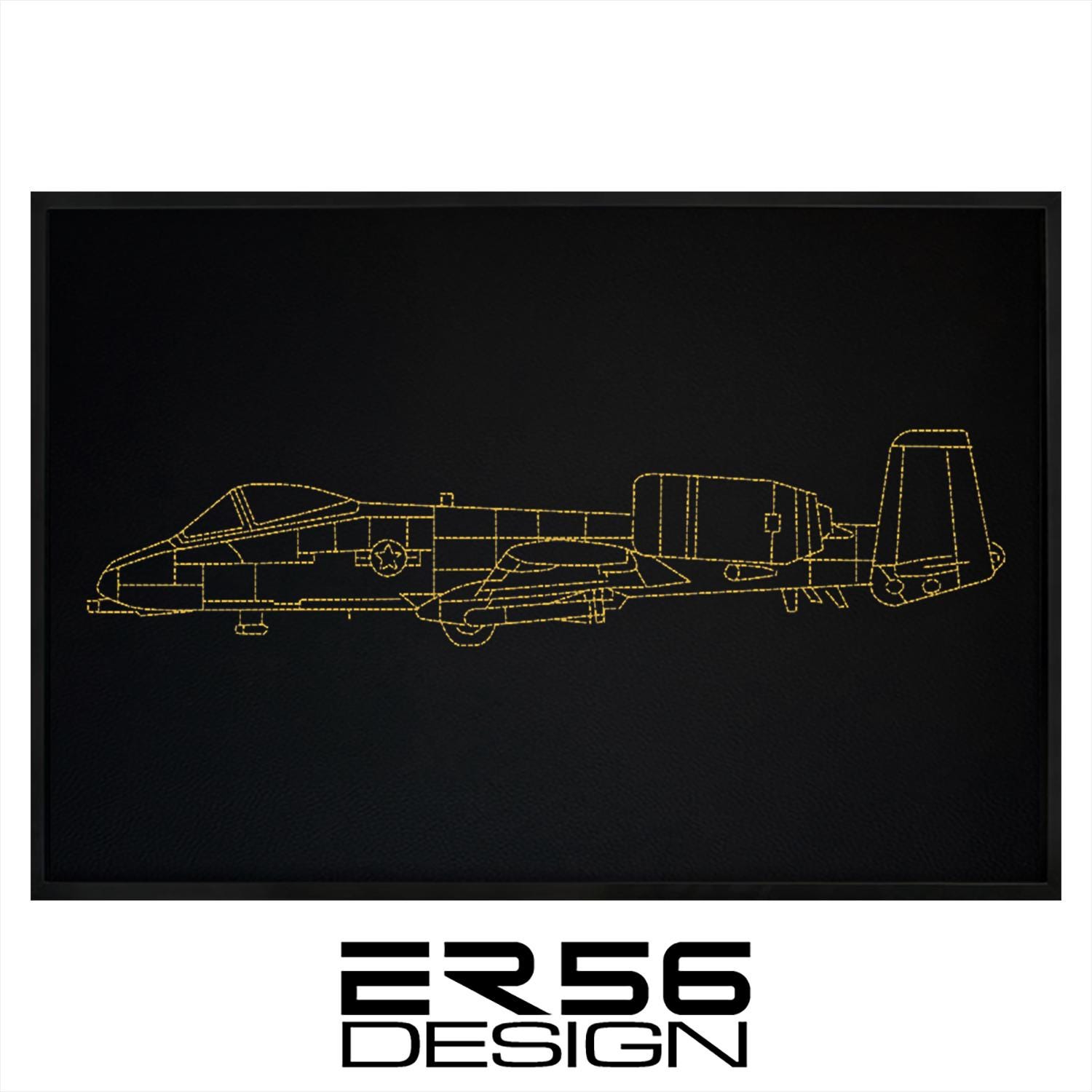 レザー A-10 サンダーボルト 2 にインスパイアされたウォールアート