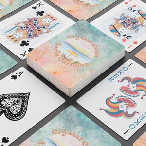 クリスタルコースト ノースカロライナ ポーカー トランプ、NC ビーチ カード、カロライナ ビーチ デッキ オブ カード、ショア トランプ、ビーチ ピッチ カード