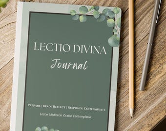 Lectio Divina Journal Including Guides and Prayers, Catholic Bible Study, Holy Mass Book, Prayer and Mass Guide, Catholic Gifts, Hail Mary