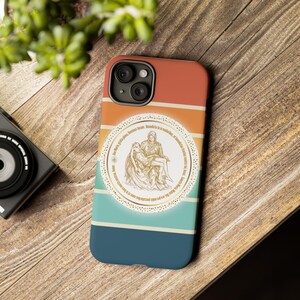 SoCal Sorrowful Mother Phone Case, Michelangelo Pieta Latin Hail Mary Rosary cell cover, Catholic cell phone case, Ave Maria cell phone case