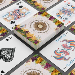 Holy Eucharist Poker Spielkarten, Symbole der Spielkarten Jesus Christus, Christliches Kartenspiel, Sakramentenkarten, Katholische Tonhöhekarten