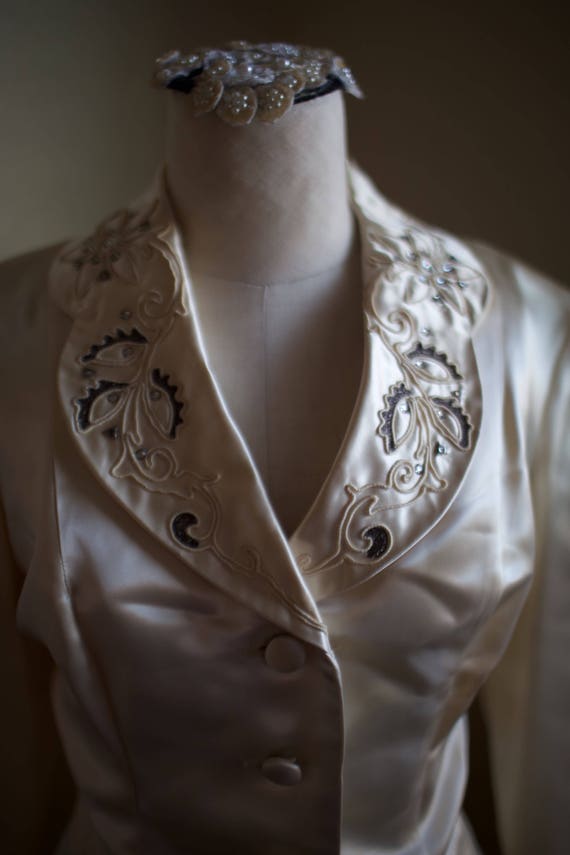 Vintage 1940s Begie Dress Suit