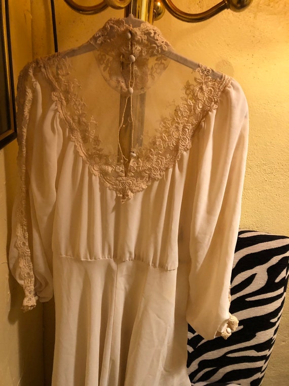 1950's Vintage Miss Elliette Dress—High Neck