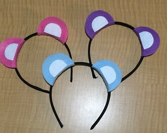 Care Bear Inspired Ears - Colorful Ears on a Headband