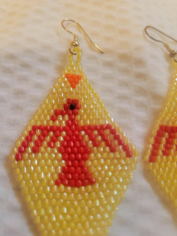 Handcrafted Native American Thunderbird Glass See… - image 3