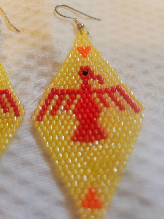 Handcrafted Native American Thunderbird Glass See… - image 4