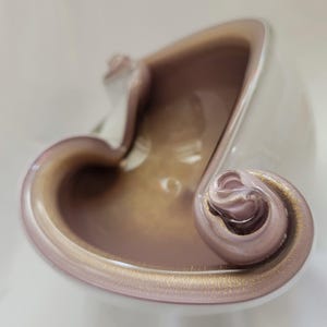 Murano Gold Flecks Barbini Dish - Etsy