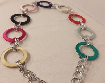 80s Vintage Gold Chain ESCADA Charm Belt Gold Metallic  display picture 1