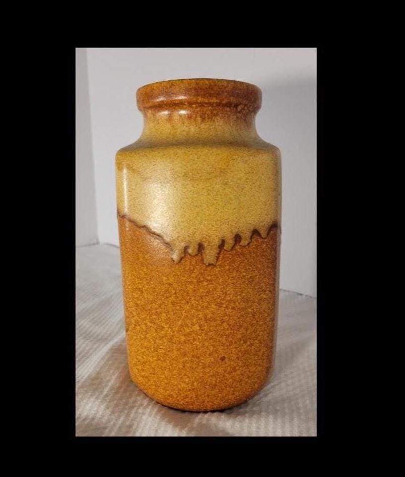 Scheurich 20 Germany Vase, Vintage West German Pottery Scheurich