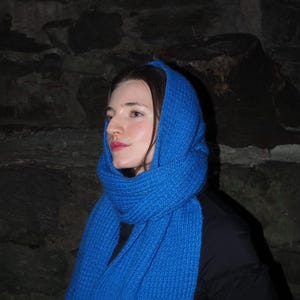 Beginner knitting pattern Easy knitted scarf pattern Perfect for beginner knitters and advanced Instant PDF download Using bulky weight yarn