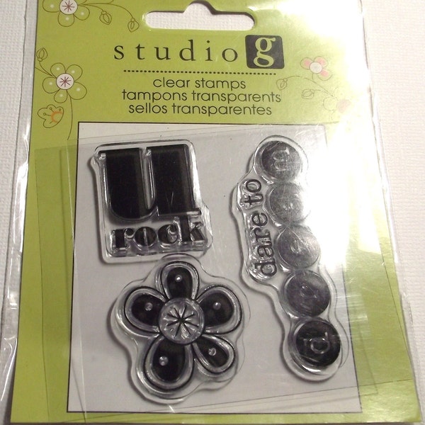 Studio G Clear Stamp Etsy